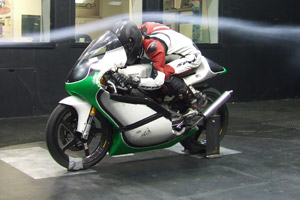 Motorbike in wind tunnel - 300x200 Motorbike in wind tunnel